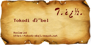 Tokodi Ábel névjegykártya